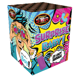 Surprise Baby 25 Shots - Boy - Blue - Gender Reveal