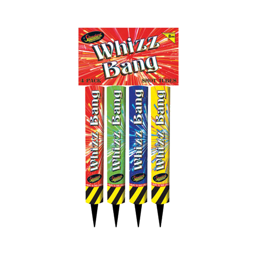 Whizz Bang Shot Tube - 4 Pack